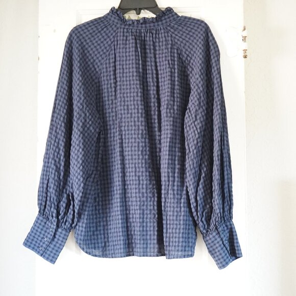 J. Crew Plaid Button Down size 16 - Picture 6 of 9